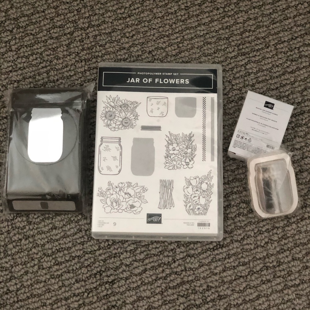 Stampin Up! Jar of Flowers Stamp set